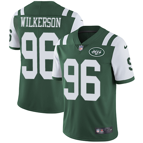 Nike Jets #96 Muhammad Wilkerson Green Team Color Men's Stitched NFL Vapor Untouchable Limited Jersey - Click Image to Close